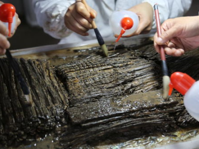 海昏简牍经文保修复数量更新为5795枚