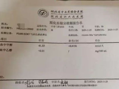 “湖北公司聚餐悲剧：3人甲醇中毒，安全意识警钟长鸣”